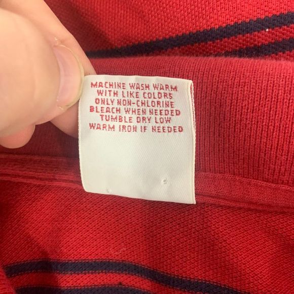 Brooks Brothers 346 Men's Short Sleeved Striped Polo Shirt Size XL - Picture 5 of 5